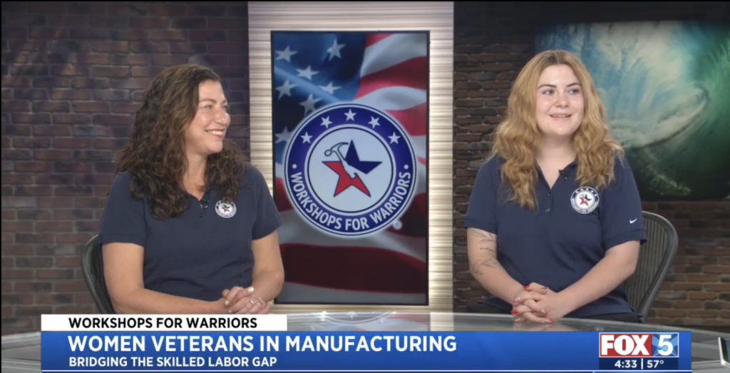 Fox 5 | Women Veterans Build New Careers in Manufacturing